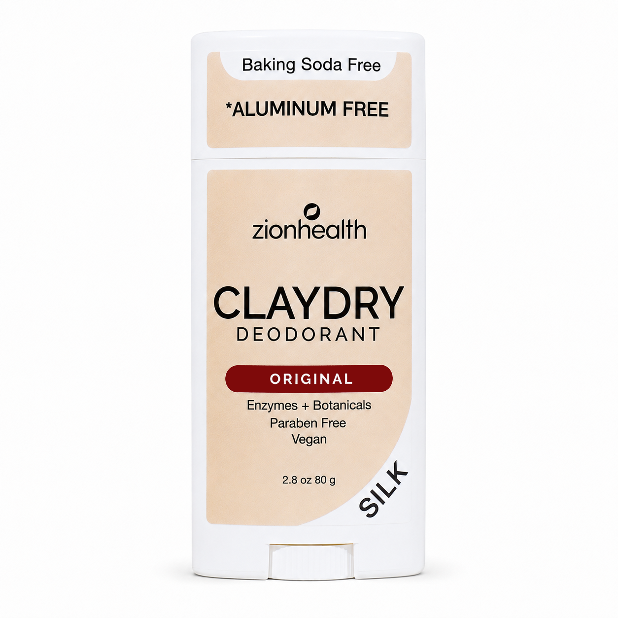 CLAYDRY™ SILK Original Baking Soda-Free Aluminum-Free Natural